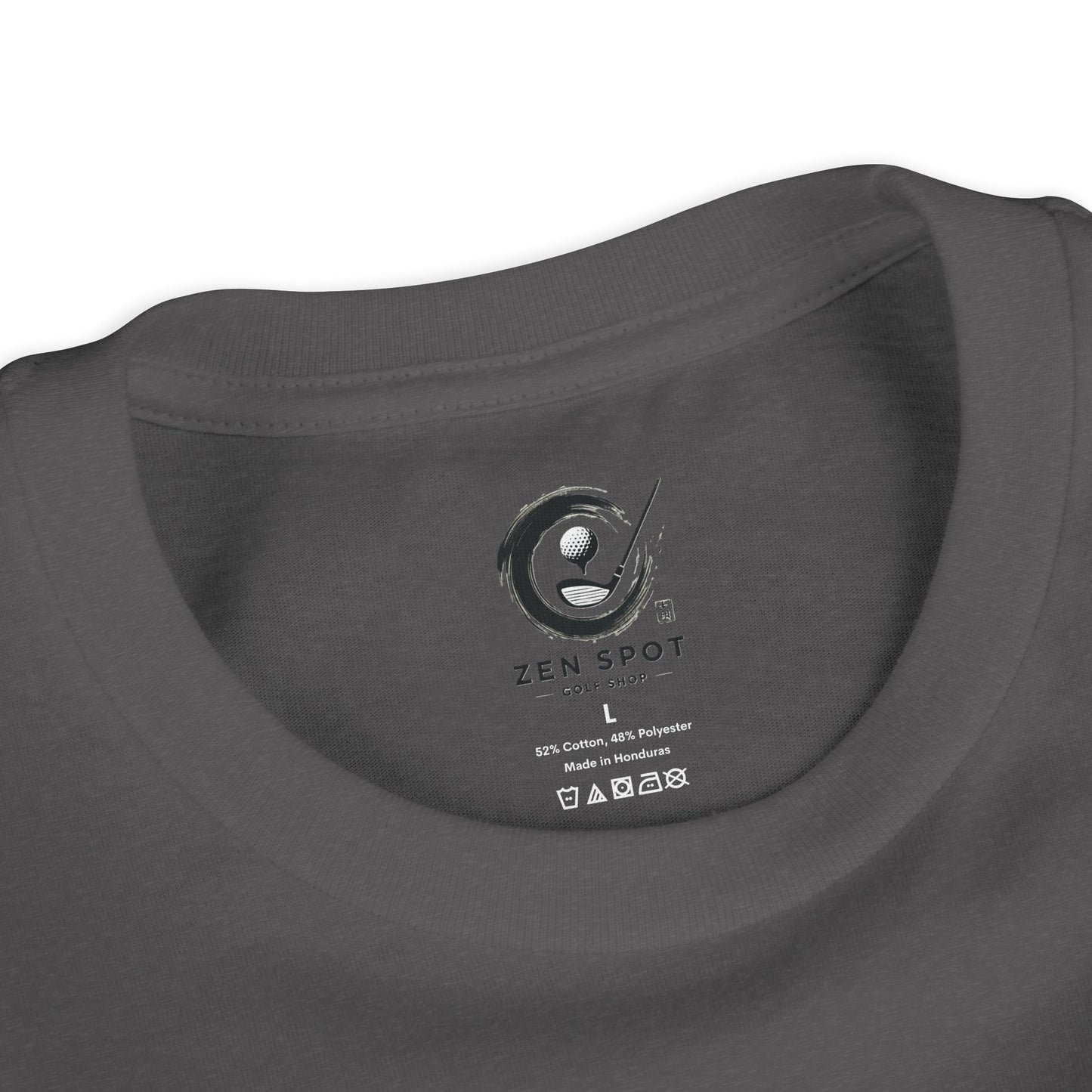Zen Spot Golf Custom Samurai Golfer Sunset Graphic Youth T-Shirt