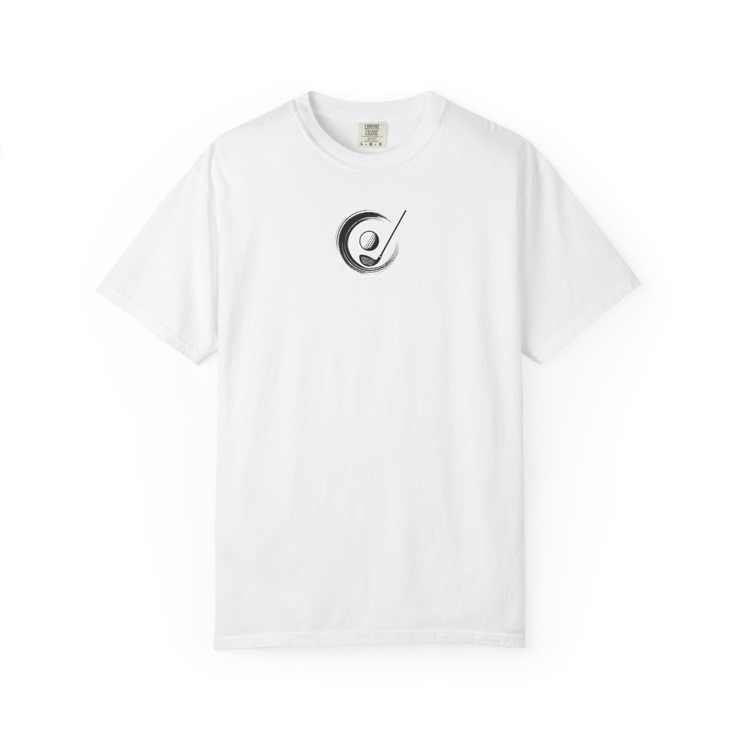 Zen Spot Golf Custom Monk Golfer Oil Painting Art Graphic T-Shirt