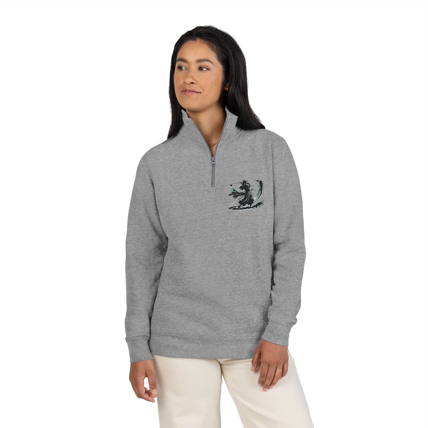 Zen Spot Golf Custom Samurai Golfer Quarter-Zip Pullover