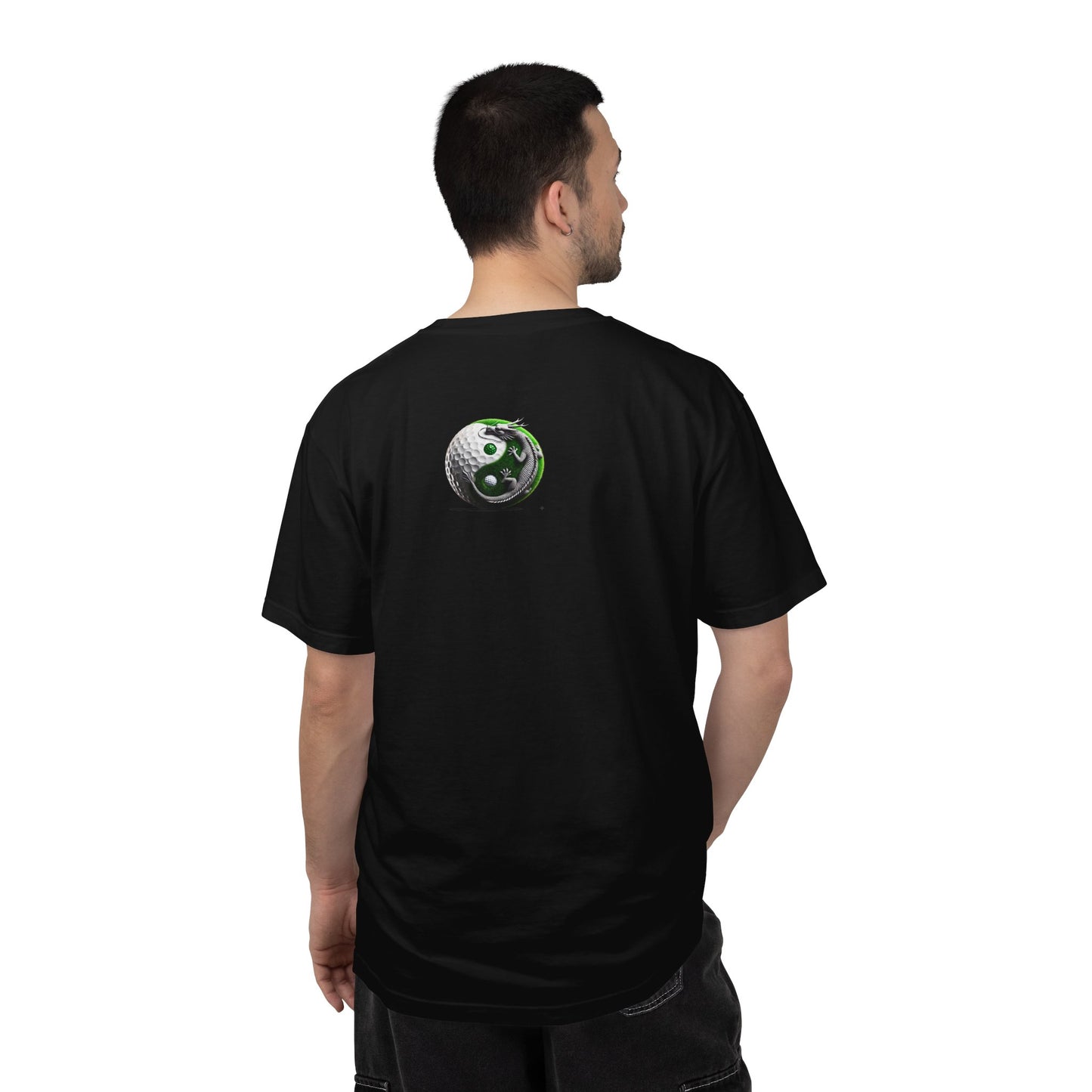 Zen Spot Golf Custom Yin Yang Golf Ball Dragon T‑Shirt