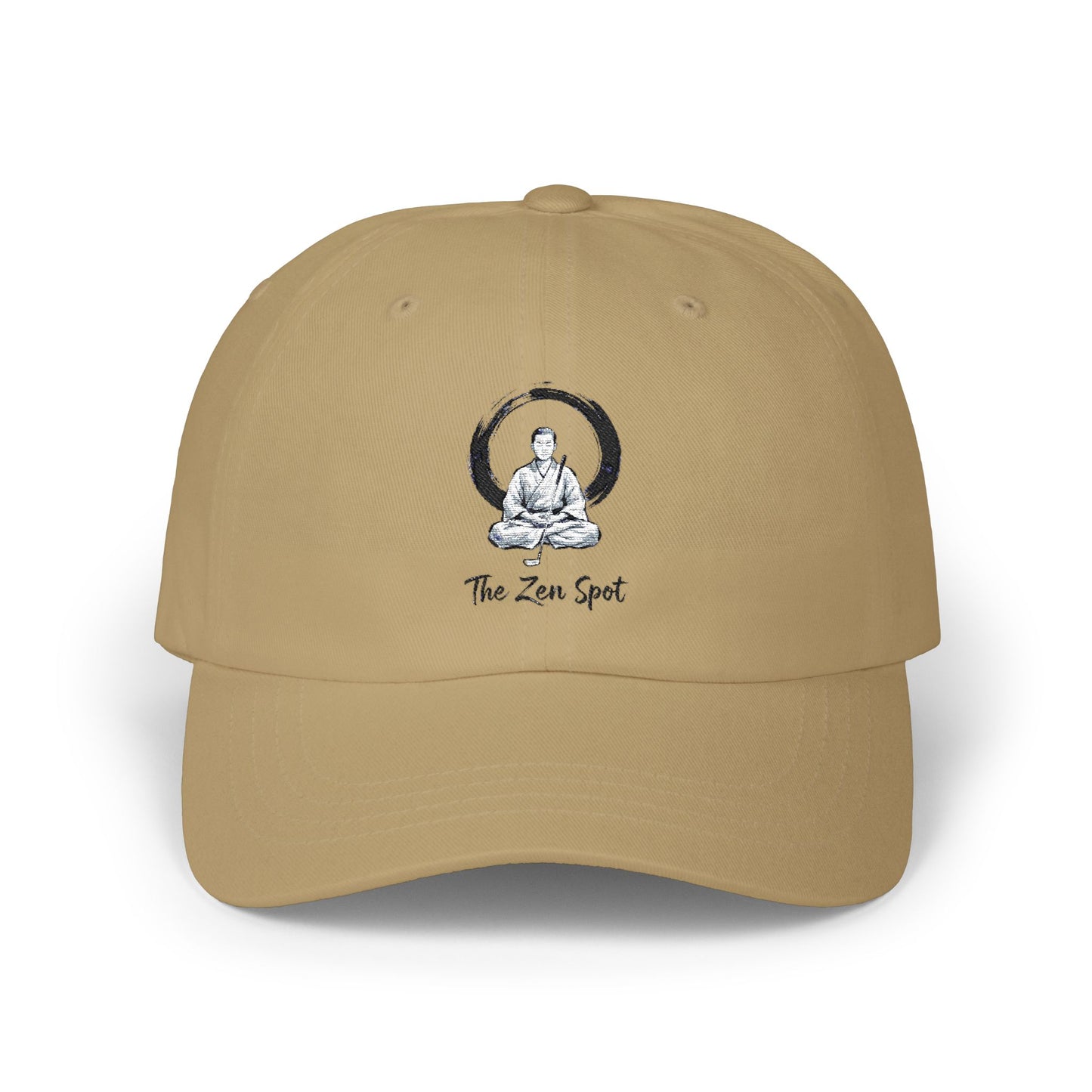 Zen Spot Golf Custom Yupoong Buddha Golfer Enso "The Zen Spot" Cap | Classic Dad Cap