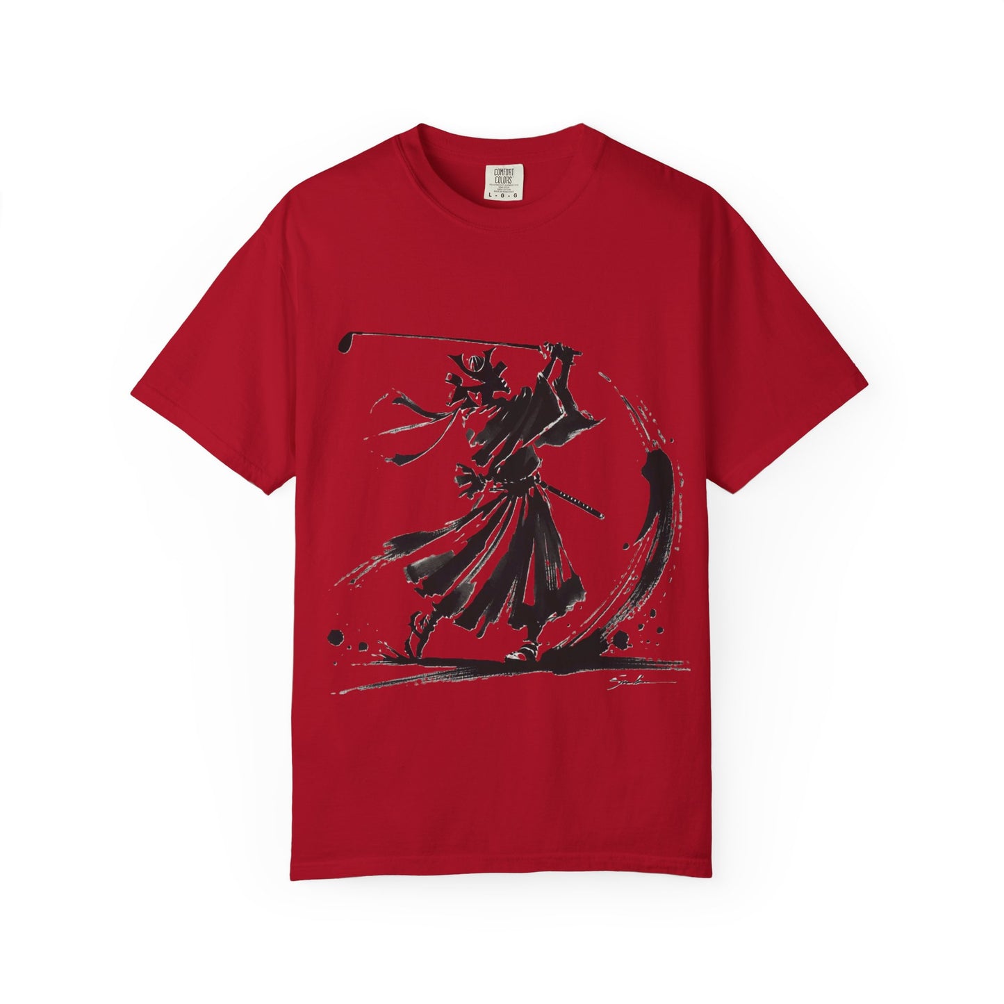 Samurai Brushstroke T-Shirt — Ink Samurai Graphic Tee