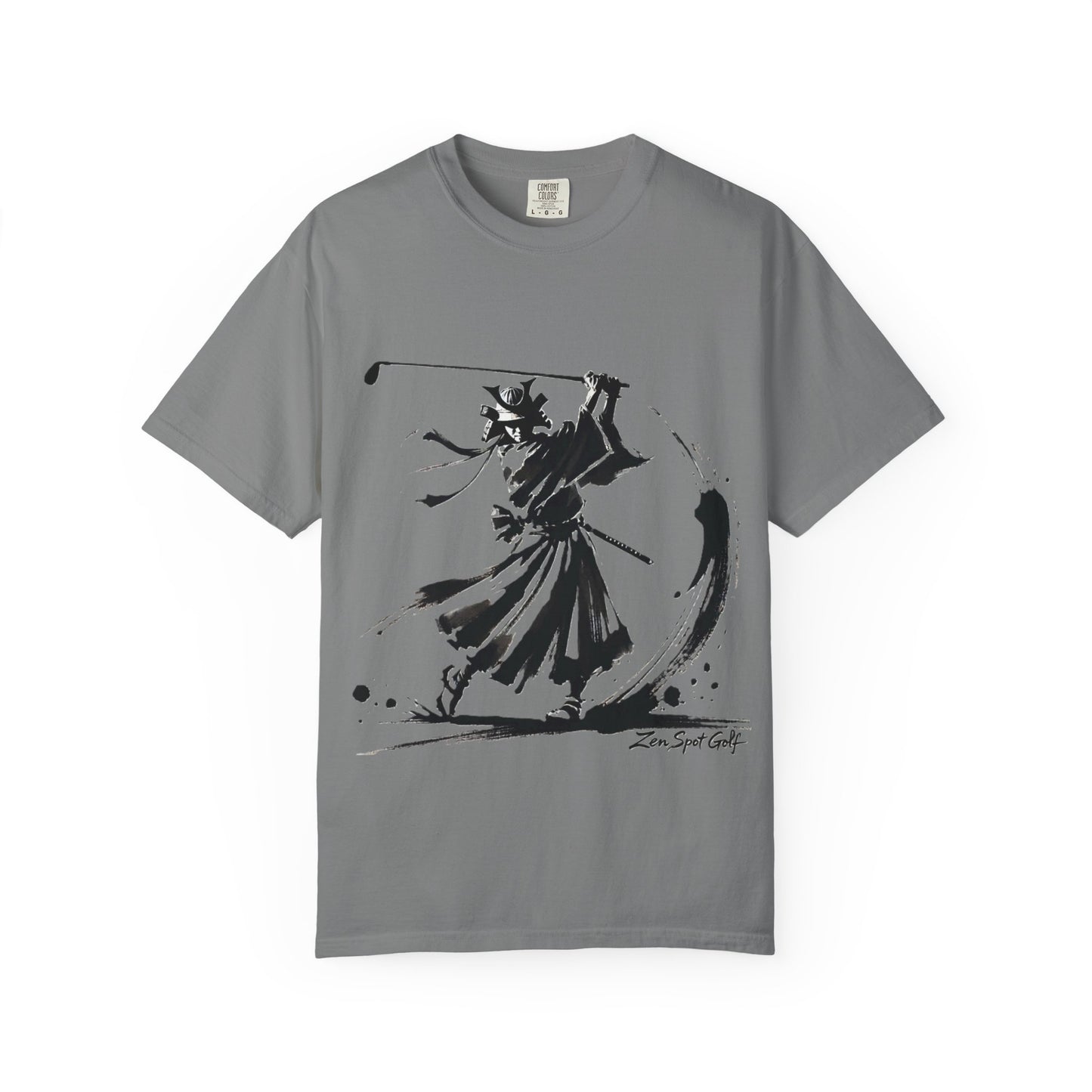 Zen Spot Golf Custom Samurai Brushstroke T-Shirt