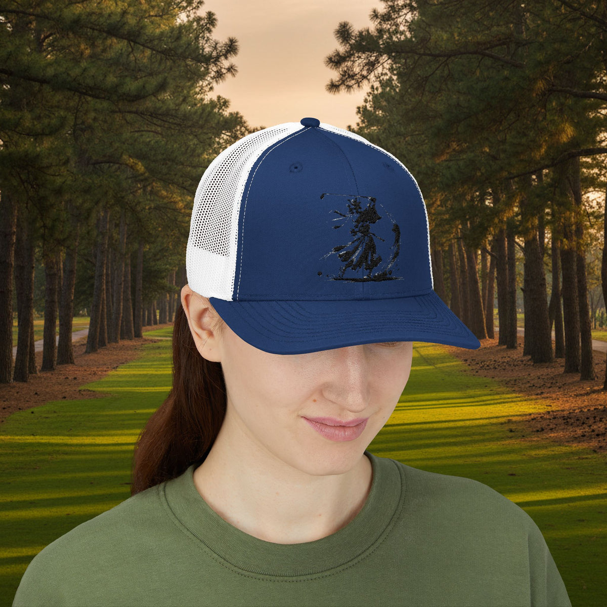 Zen Spot Golf Custom "Samurai Golf Swing" Trucker