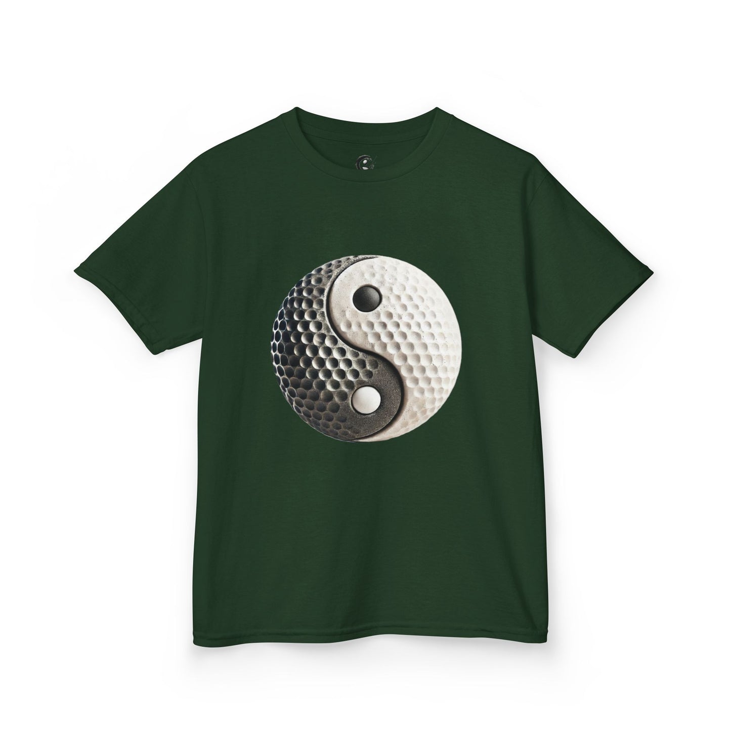 Zen Spot Golf Custom Stone Yin Yang Golf Ball Graphic T-Shirt