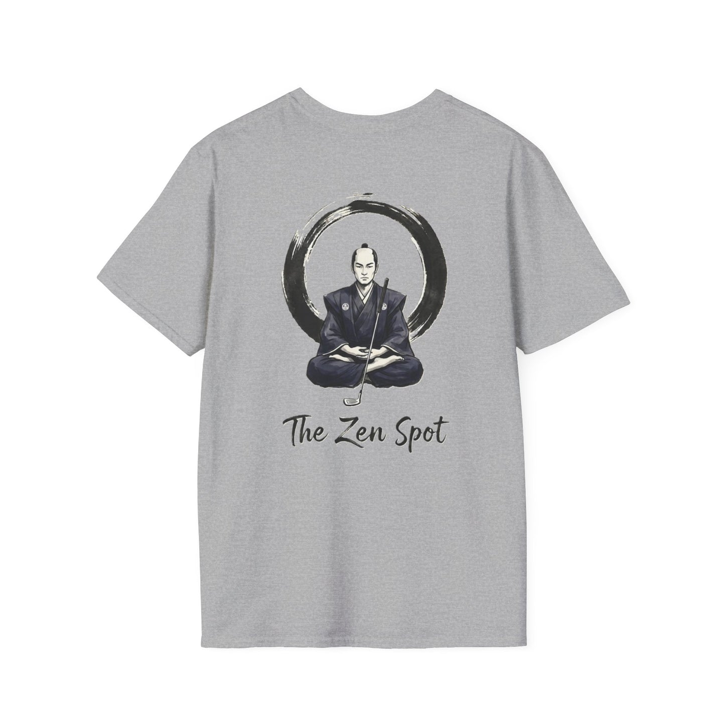 Zen Spot Golf Custom Gildan Zen Samurai Meditation Tee | The Zen Spot graphic t-shirt