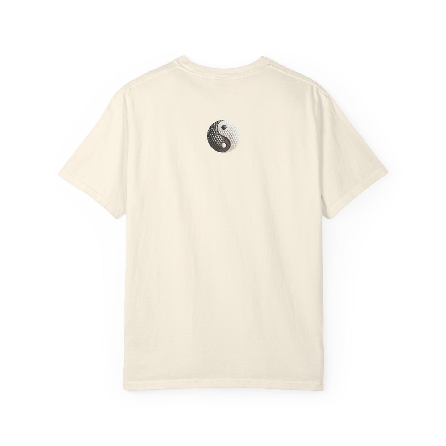 Zen Spot Golf Custom Stone Yin Yang Golf Ball Graphic T-Shirt