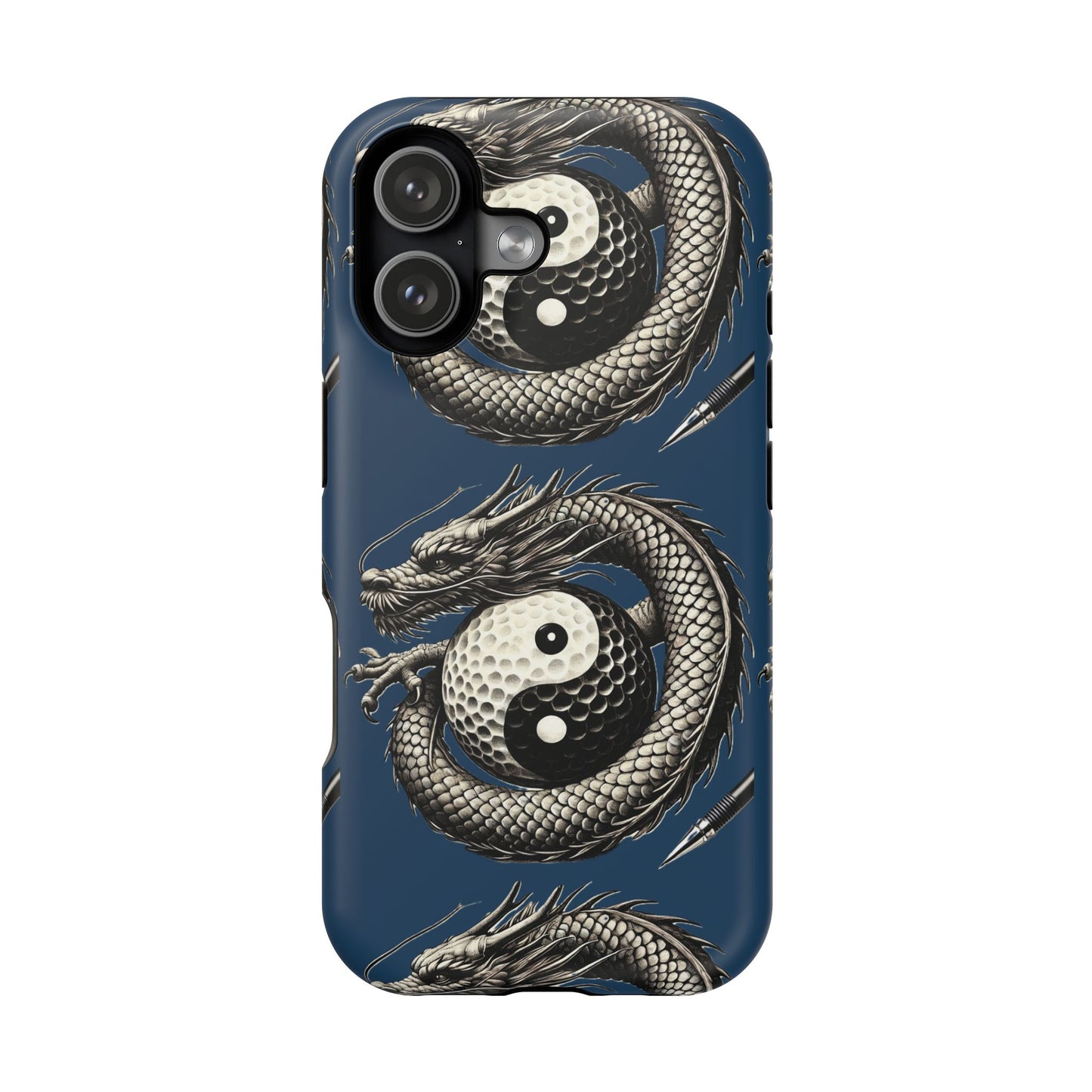 Zen Spot Customized Dragon Yin Yang Phone Case — Magnetic Impact-Resistant Armor