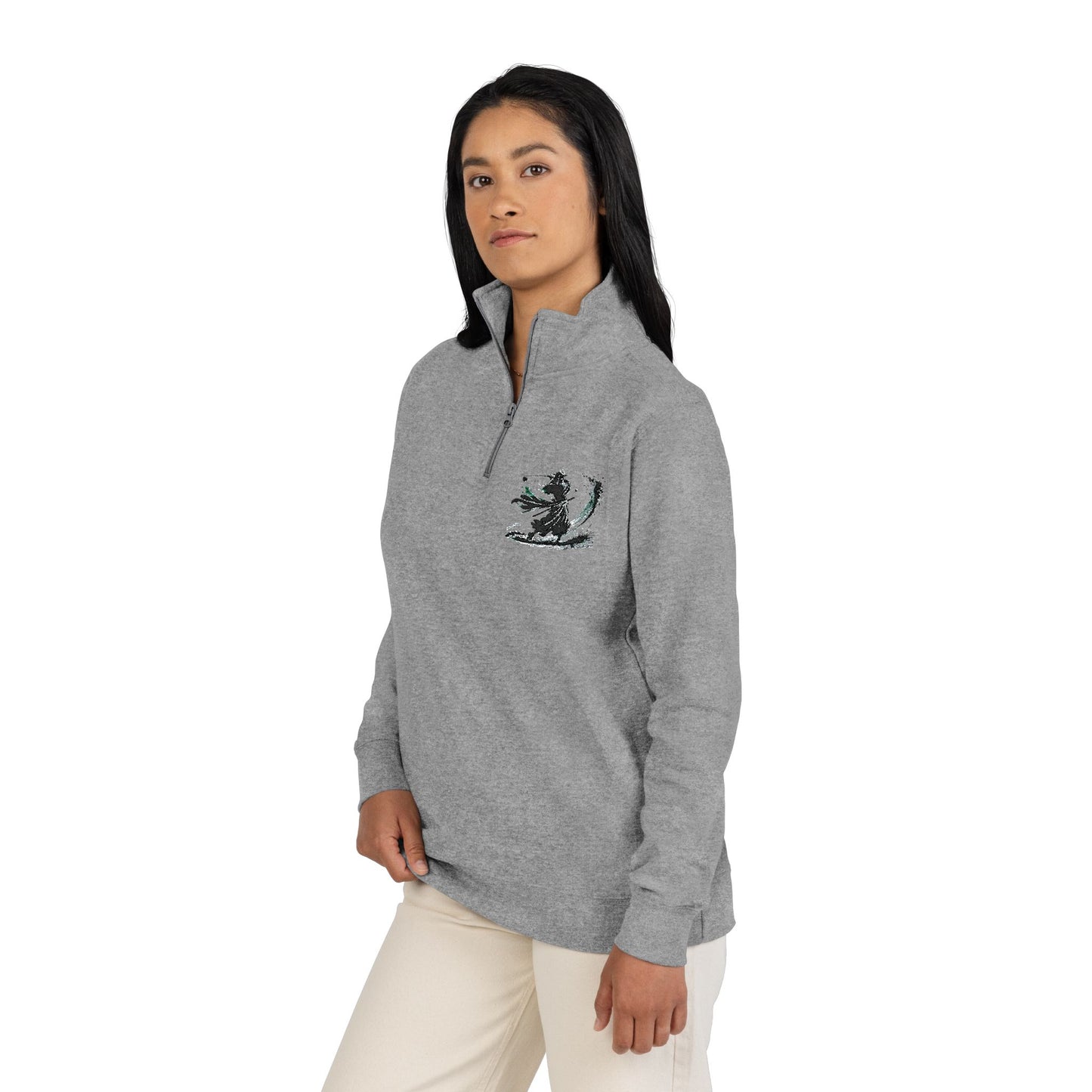 Zen Spot Golf Custom Samurai Golfer Quarter-Zip Pullover