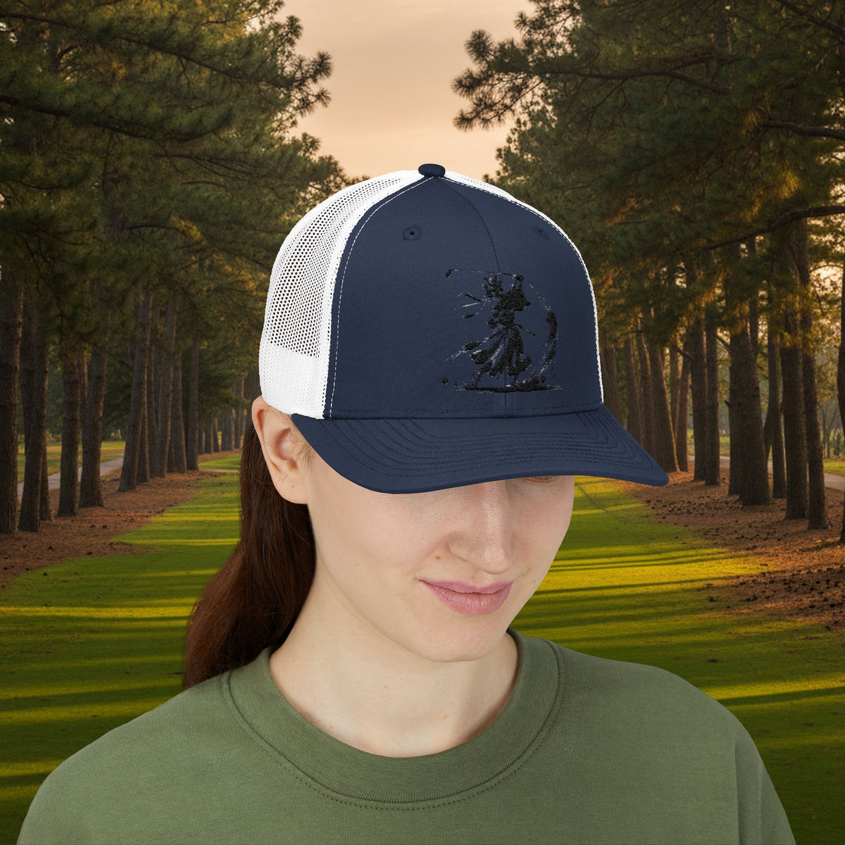 Zen Spot Golf Custom "Samurai Golf Swing" Trucker
