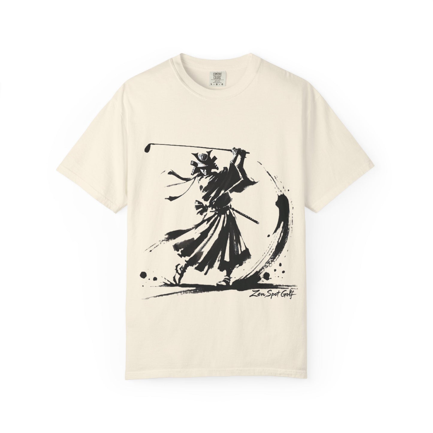 Zen Spot Golf Custom Samurai Brushstroke T-Shirt
