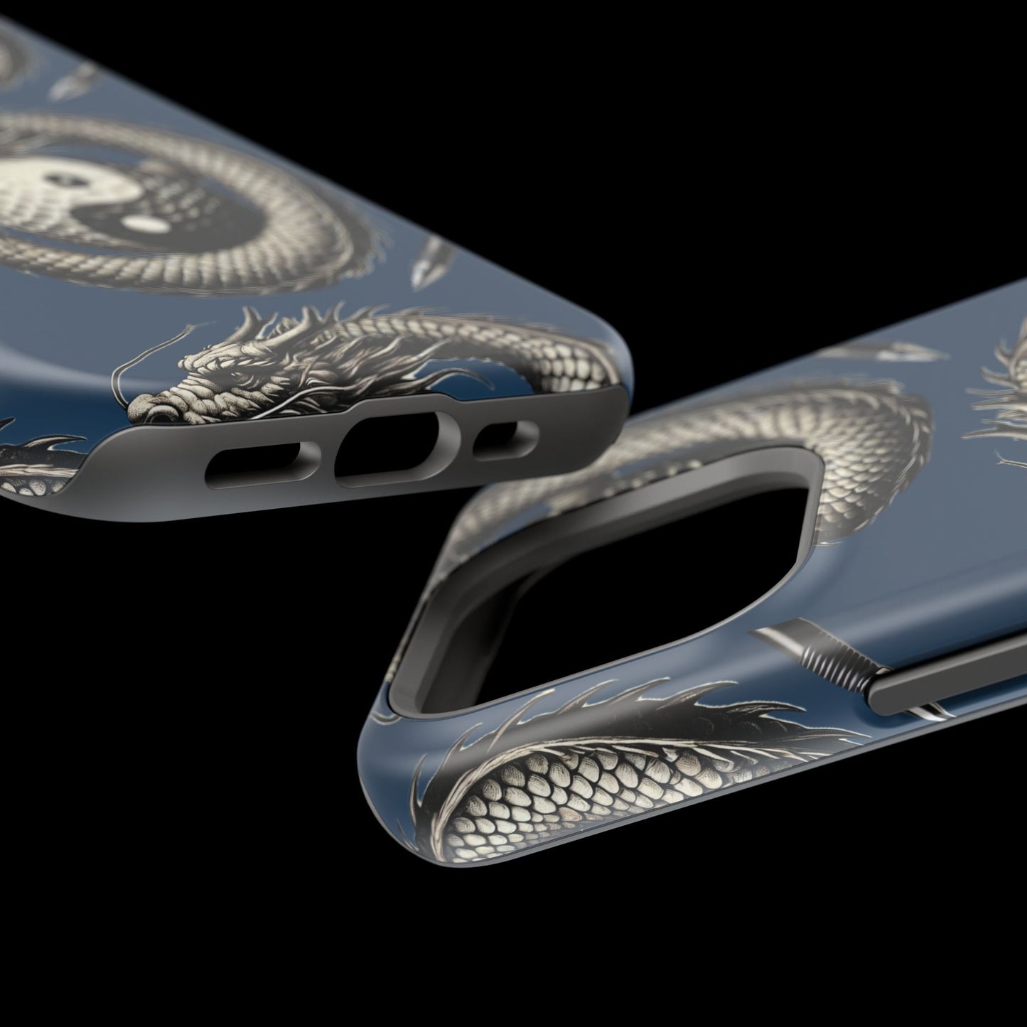 Zen Spot Customized Dragon Yin Yang Phone Case — Magnetic Impact-Resistant Armor