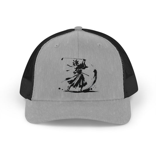 Samurai Golf Swing Trucker