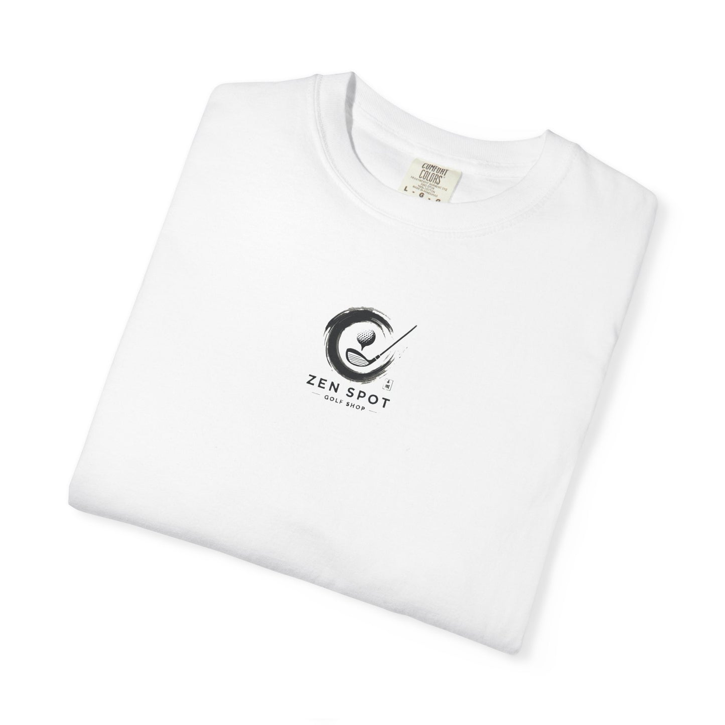 Golf Monk T-Shirt — Zen Golfer Scenic Back Print