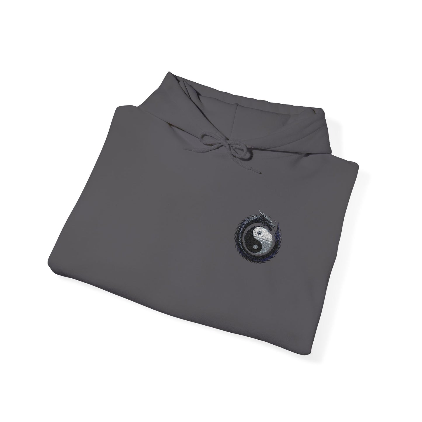 Zen Spot Golf Custom Gildan Yin Yang Golf Ball Dragon Hoodie Minimalist Emblem Sweatshirt
