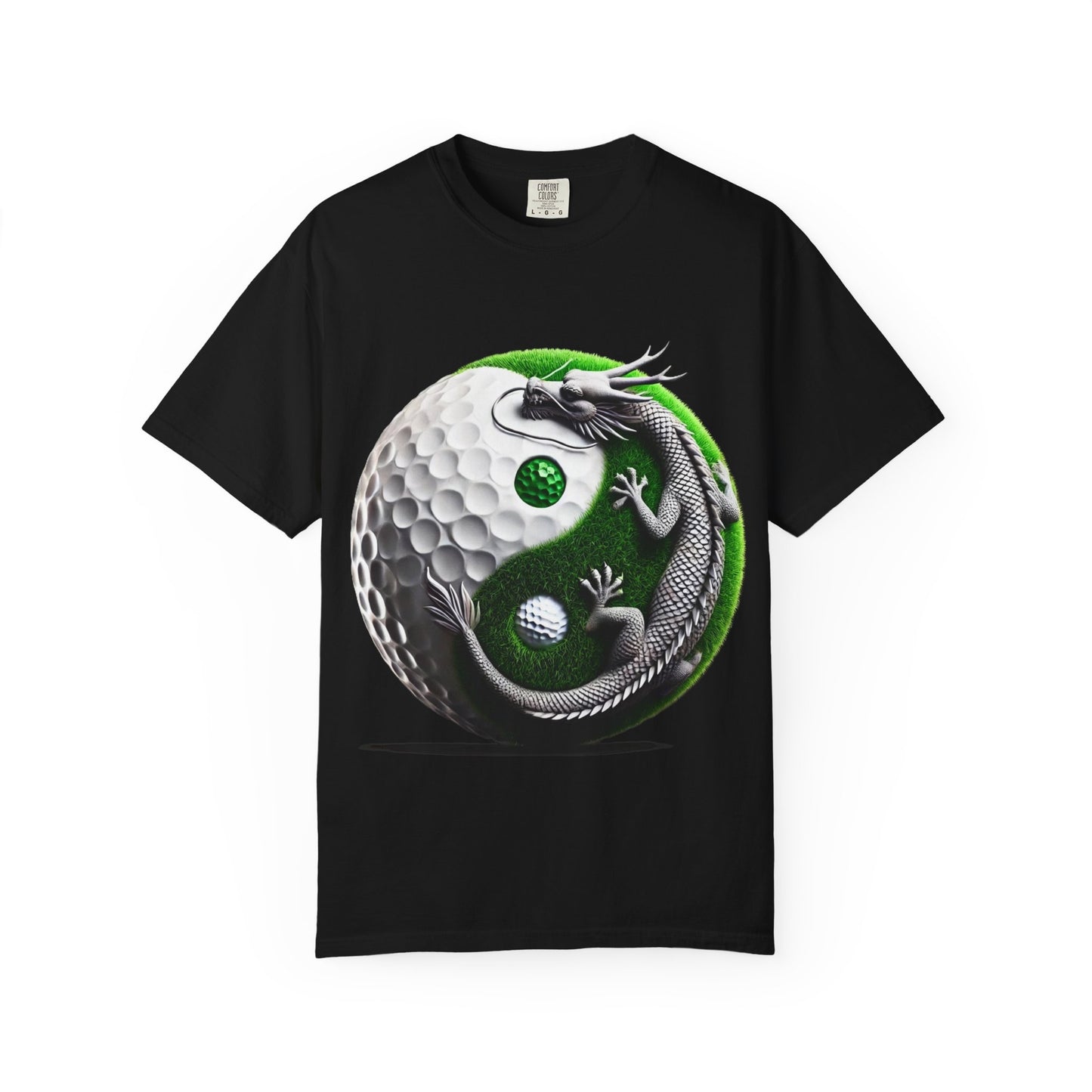 Yin Yang Golf Dragon T‑Shirt — Golf Lover Graphic Tee