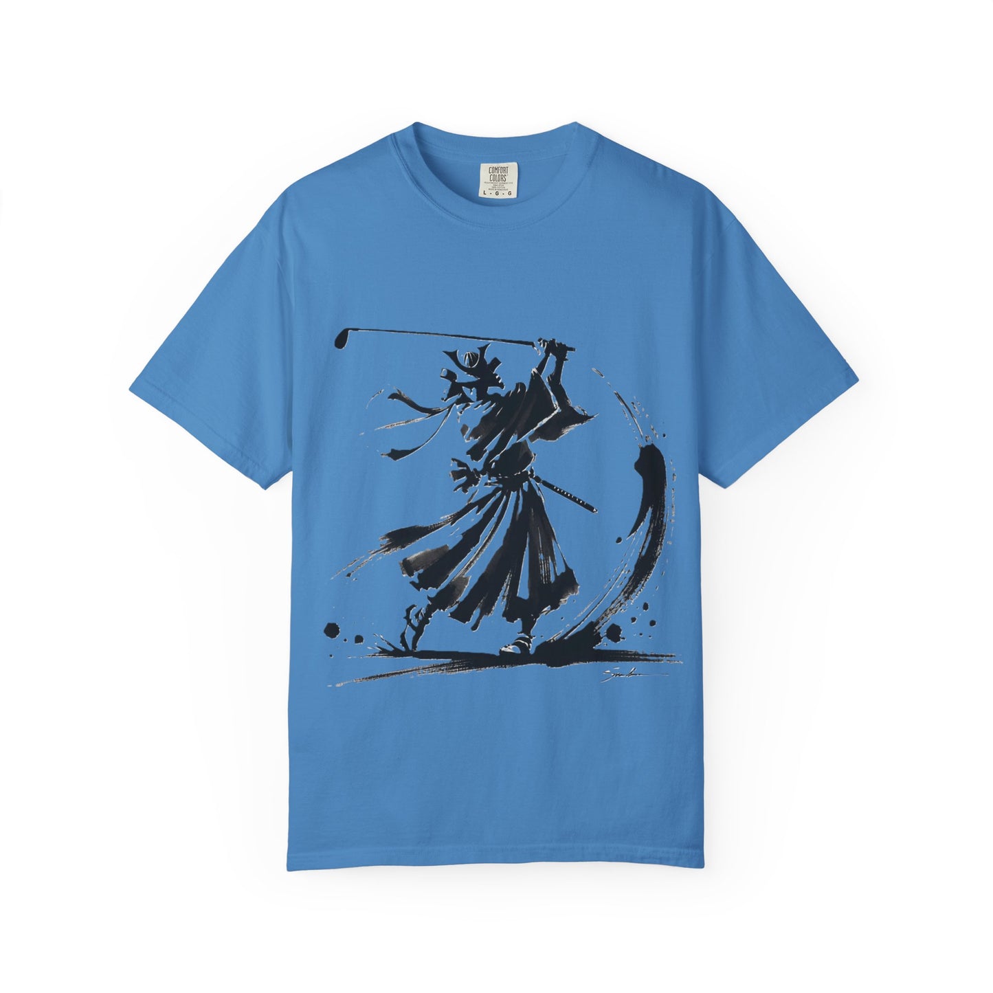 Samurai Brushstroke T-Shirt — Ink Samurai Graphic Tee