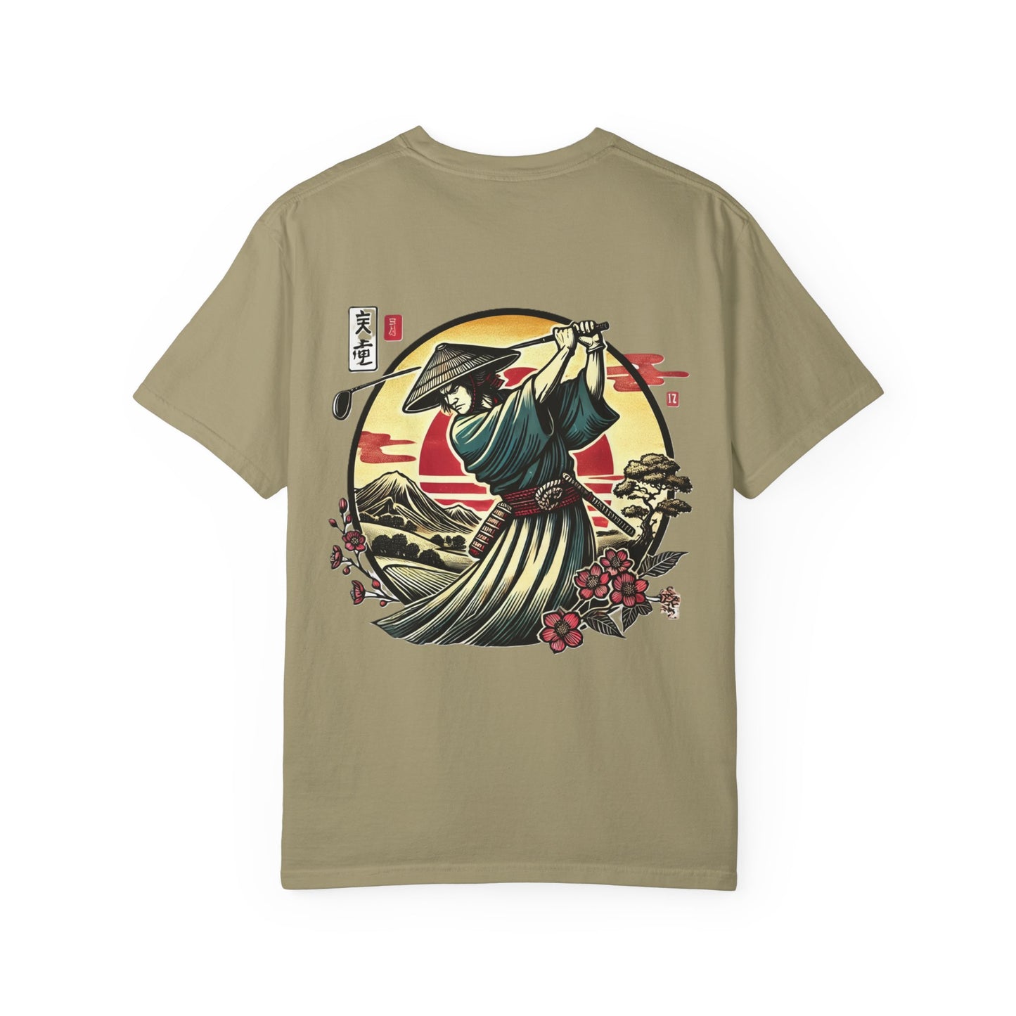 Samurai Sunset T-Shirt — Japanese Warrior Graphic Tee