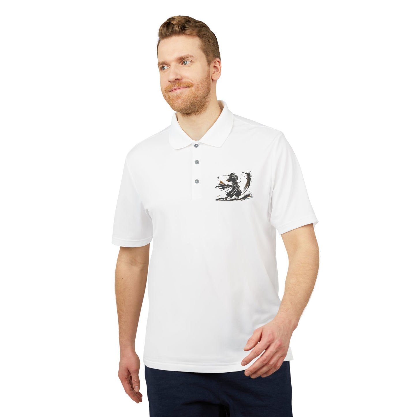Custom Polo Seiza Samurai Golfer