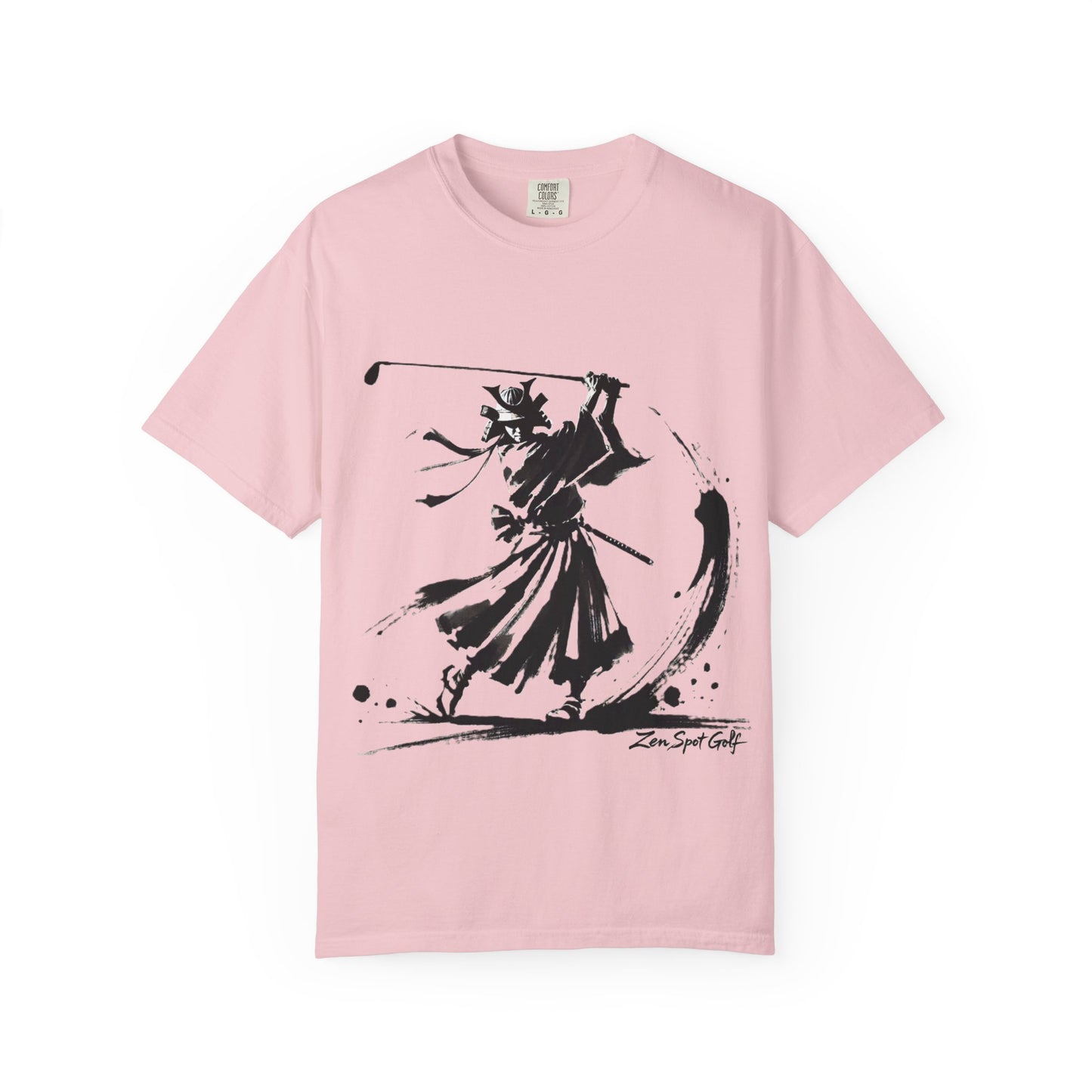 Zen Spot Golf Custom Samurai Brushstroke T-Shirt