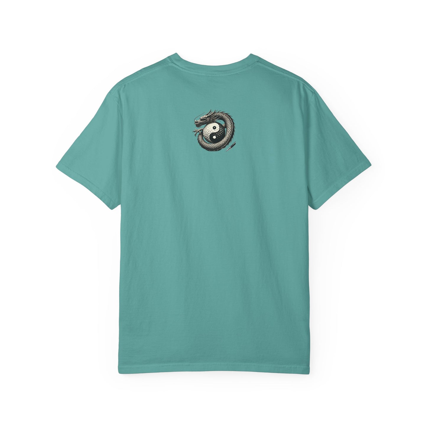 Zen Spot Golf Custom Yin Yang Dragon Golf Ball Graphic T-Shirt