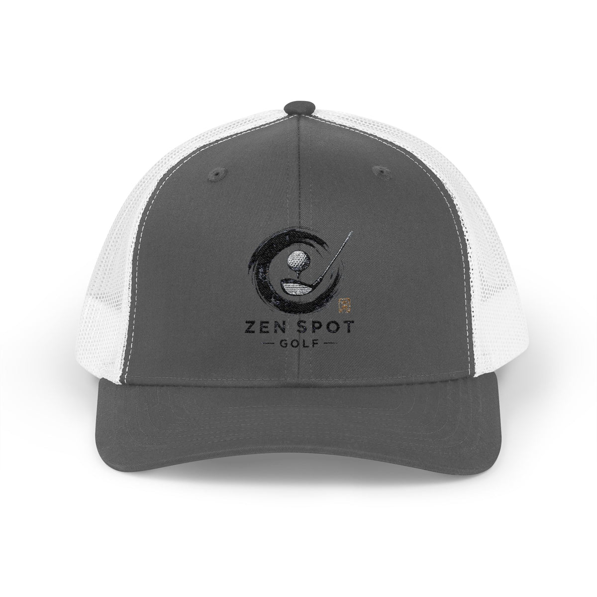 Embroidered "Zen Spot Golf" Logo Trucker Cap