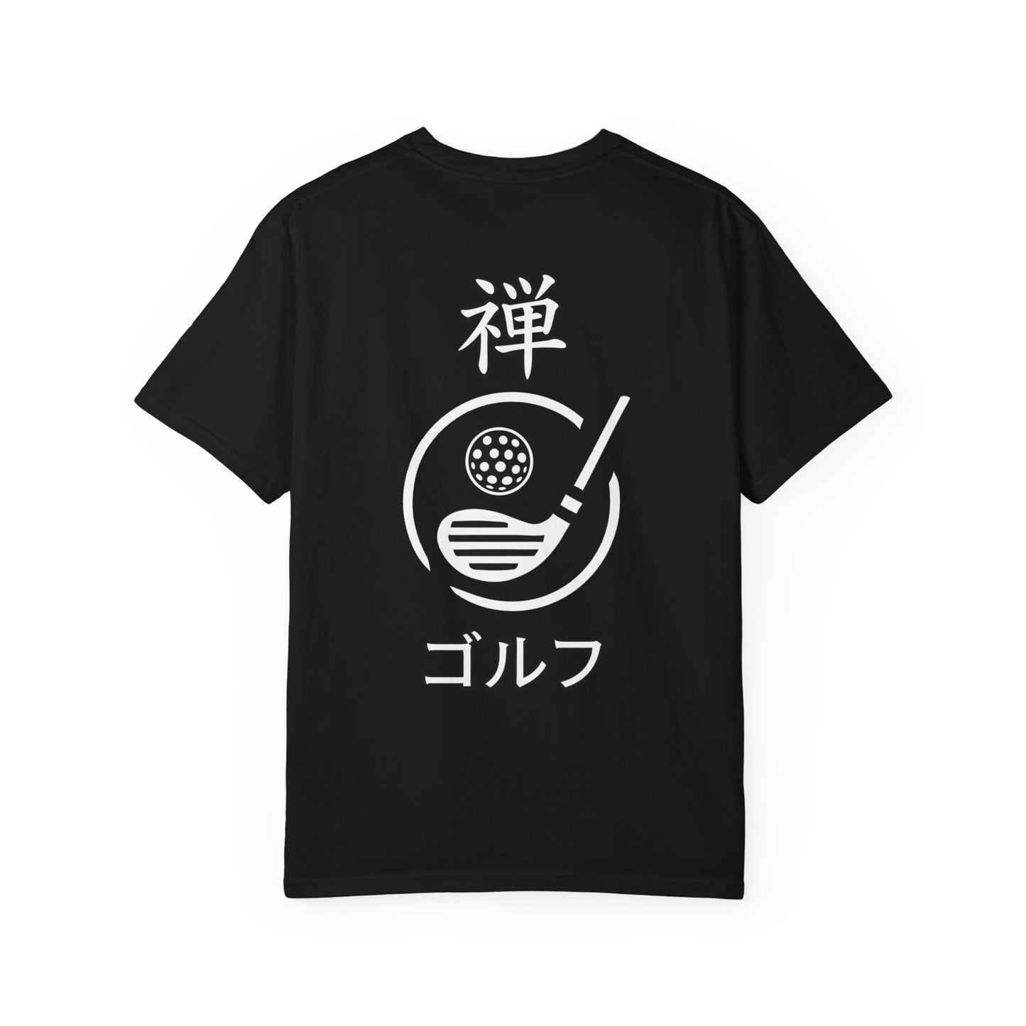 Zen Spot Golf Custom Japanese Kanji "Zen Golf" Graphic T‑Shirt