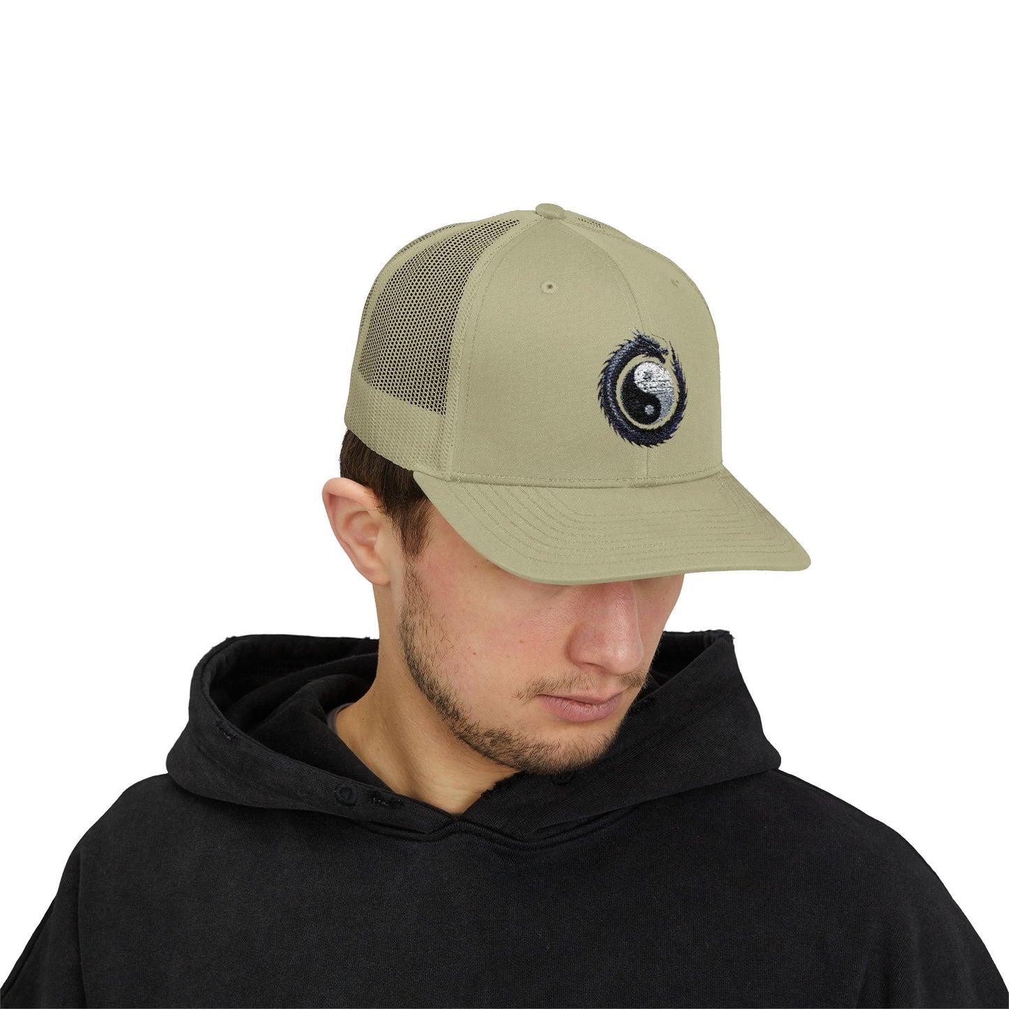 Zen Spot Golf Custom Yin Yang Dragon Embroidered Trucker Hat
