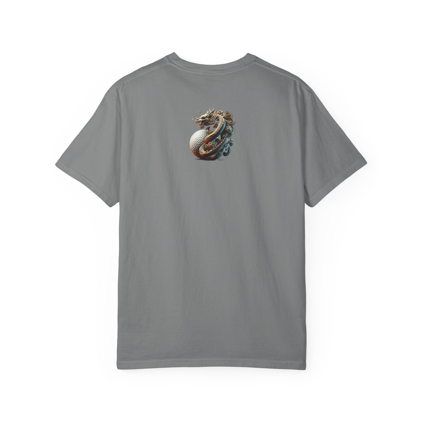 Zen Spot Golf Custom Dragon Golf Ball Graphic T-Shirt
