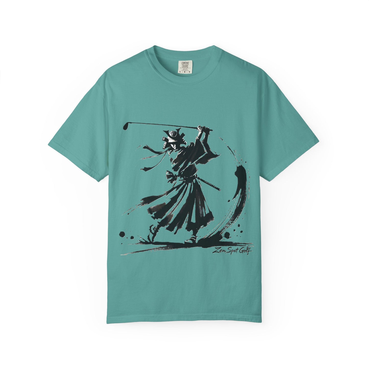 Zen Spot Golf Custom Samurai Brushstroke T-Shirt