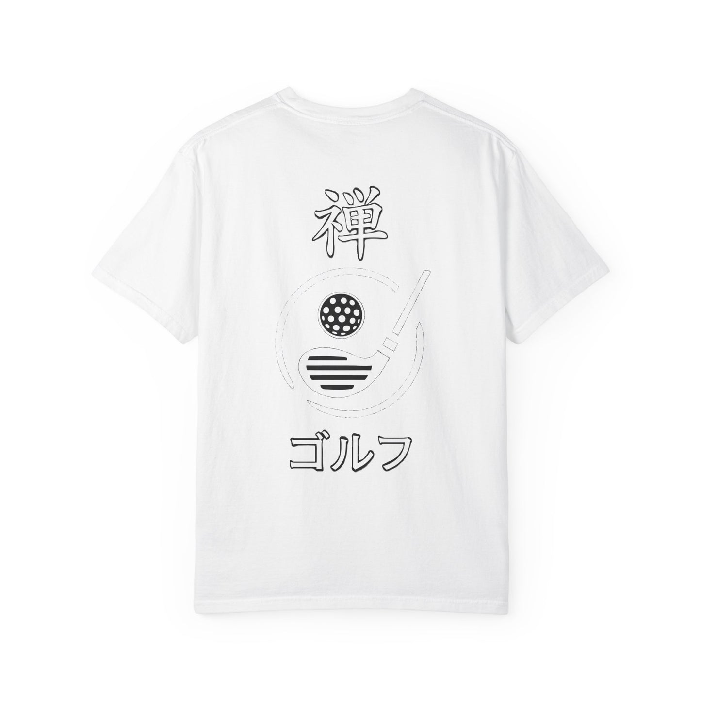 Zen Spot Golf Custom Japanese Kanji "Zen Golf" Graphic T‑Shirt