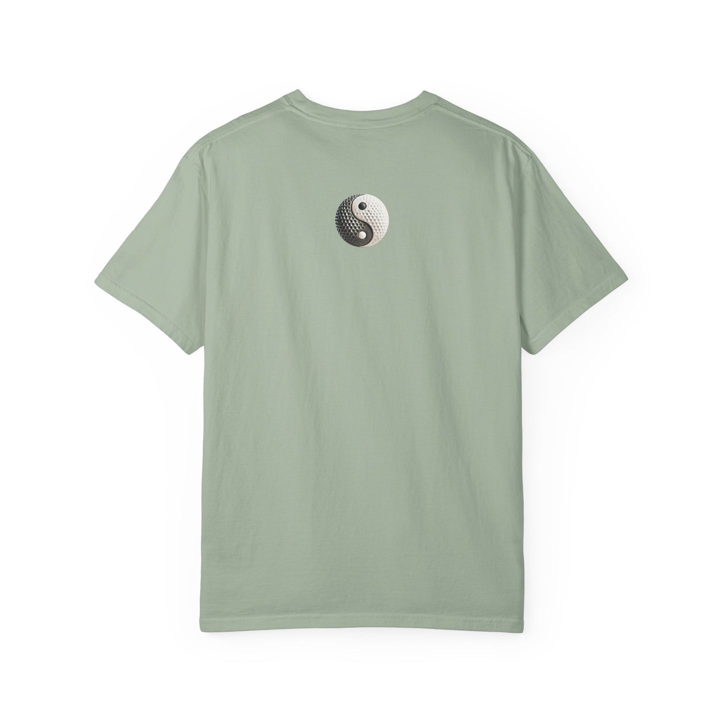 Zen Spot Golf Custom Stone Yin Yang Golf Ball Graphic T-Shirt