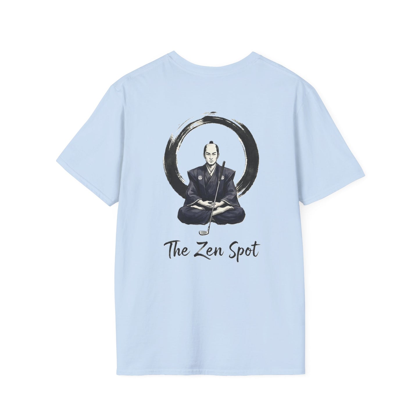 Zen Spot Golf Custom Gildan Zen Samurai Meditation Tee | The Zen Spot graphic t-shirt