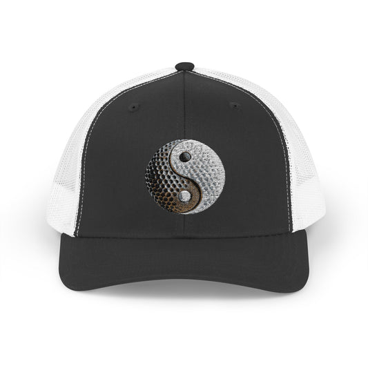 Zen Spot Customized Yupoong "Yin Yang Golf Ball" Trucker