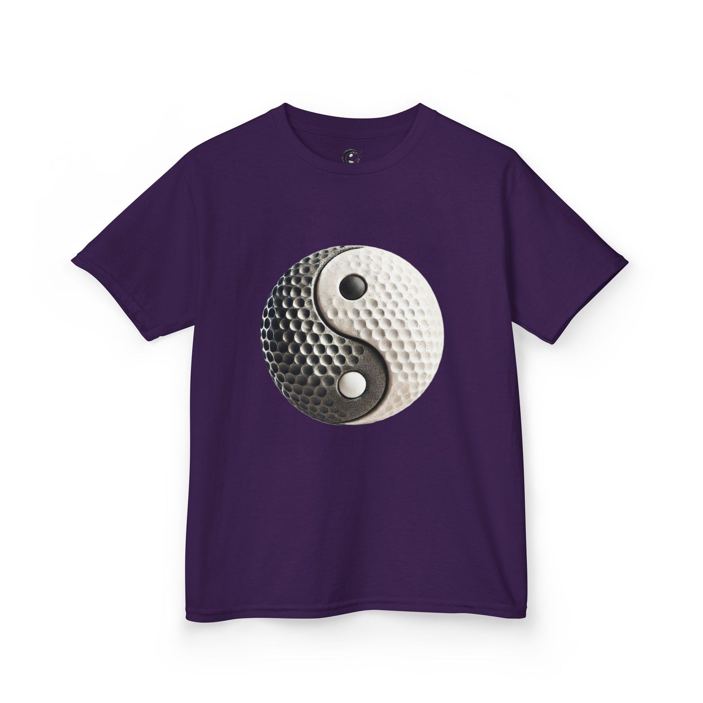 Zen Spot Golf Custom Stone Yin Yang Golf Ball Graphic T-Shirt
