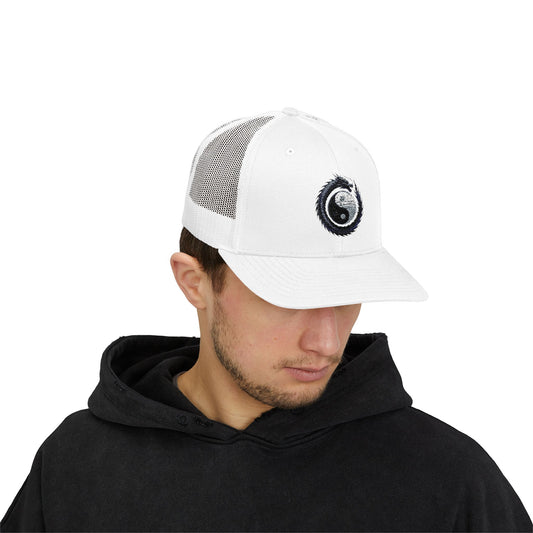 Zen Spot Golf Custom Yin Yang Dragon Embroidered Trucker Hat