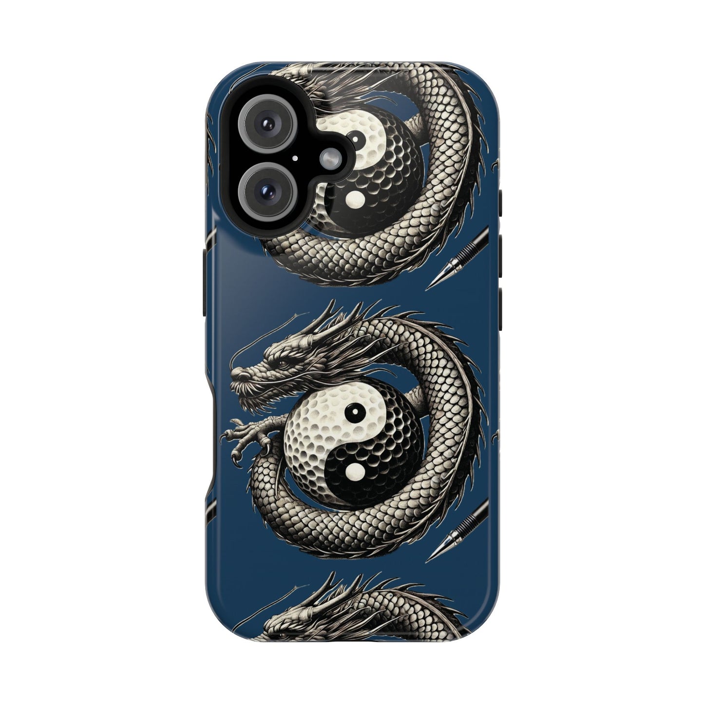 Zen Spot Customized Dragon Yin Yang Phone Case — Magnetic Impact-Resistant Armor