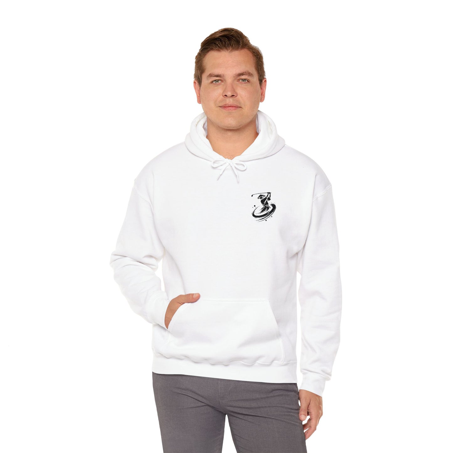 Brush Stroke Kendo Samurai Golf Swing Hoodie