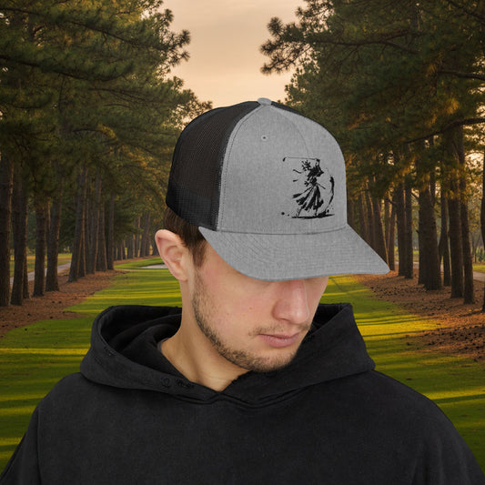 Zen Spot Golf Custom "Samurai Golf Swing" Trucker
