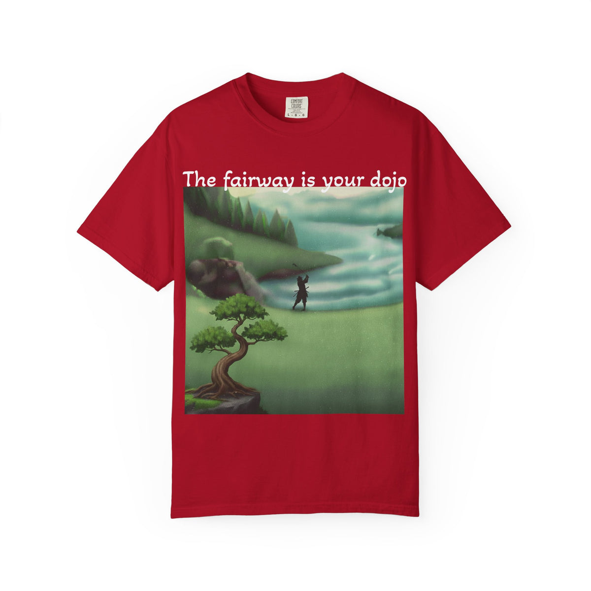Golf Dojo T-Shirt — "The Fairway Is Your Dojo" Zen Golf Graphic Tee