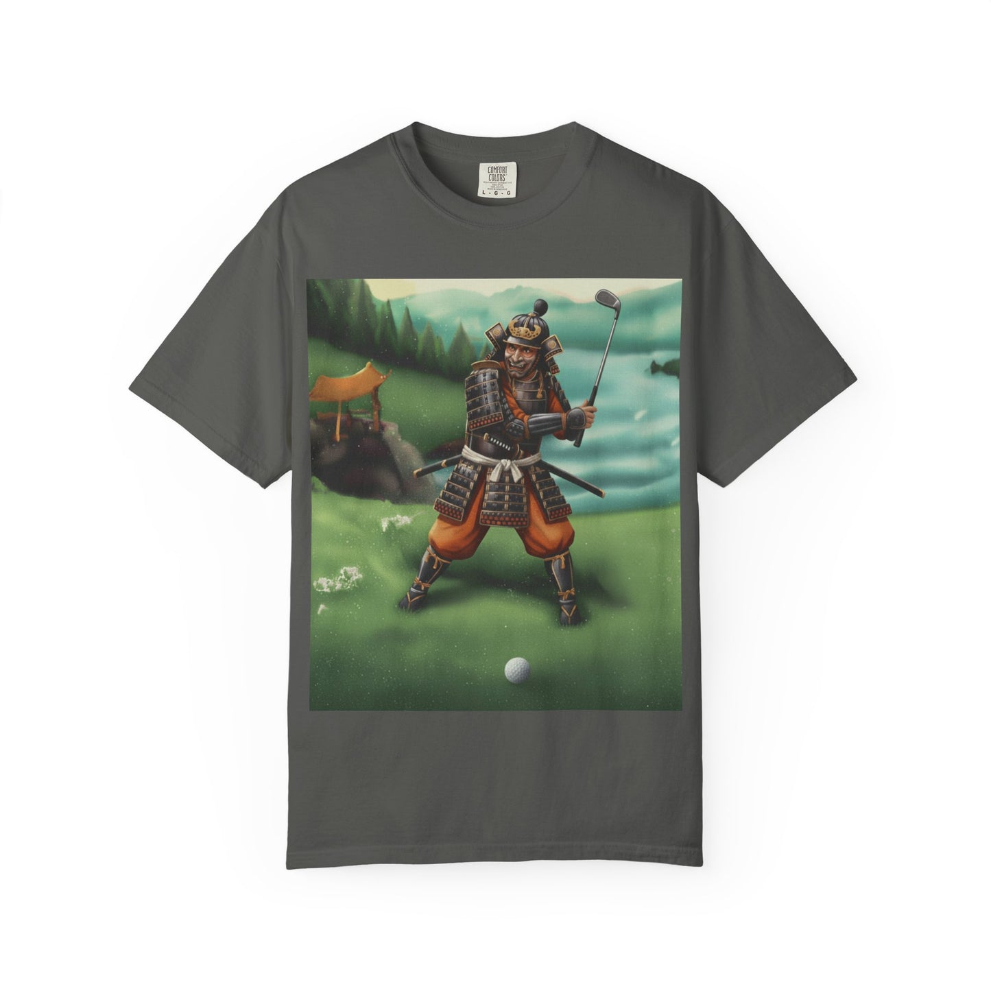Zen Spot Golf Custom Samurai Golfer T-Shirt