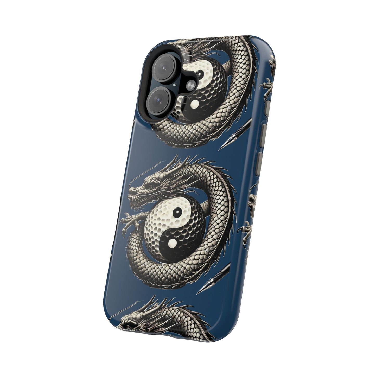 Zen Spot Customized Dragon Yin Yang Phone Case — Magnetic Impact-Resistant Armor