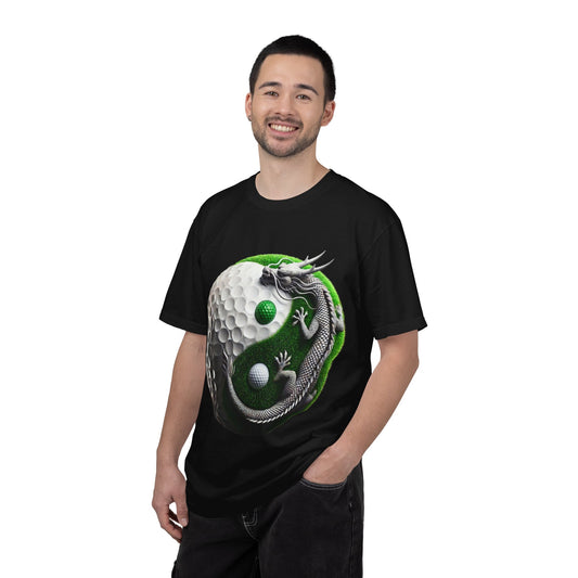 Yin Yang Dragon Golf Ball T-Shirt — Golf Graphic Tee