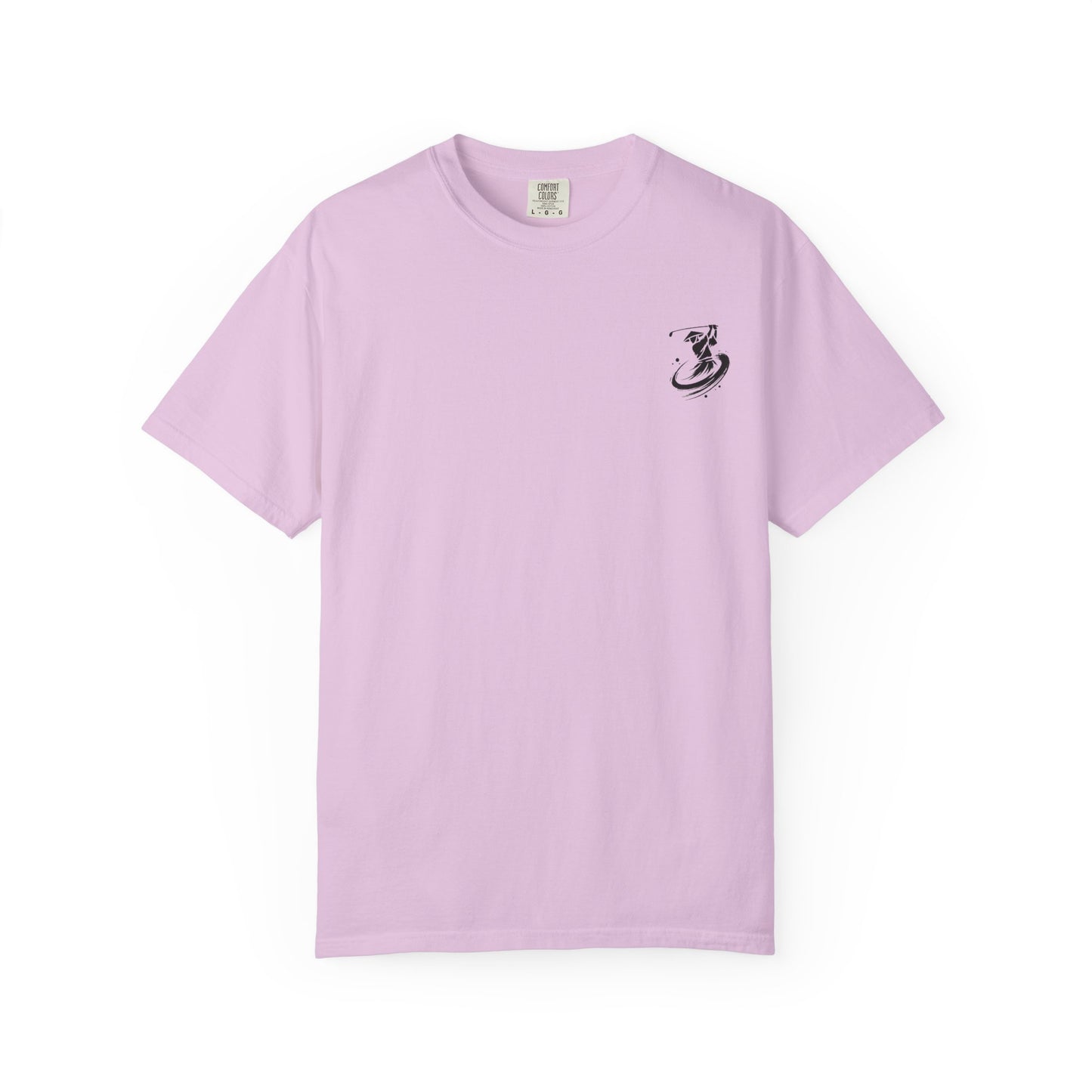 Zen Spot Golf Custom Ink Brush Golfer Swing Graphic T‑Shirt