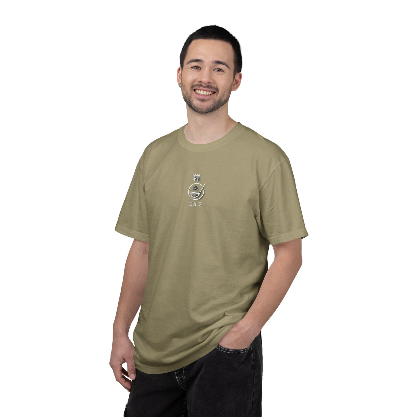 Zen Spot Golf Kanji Graphic T‑Shirt — Japanese Style Golf Club Tee