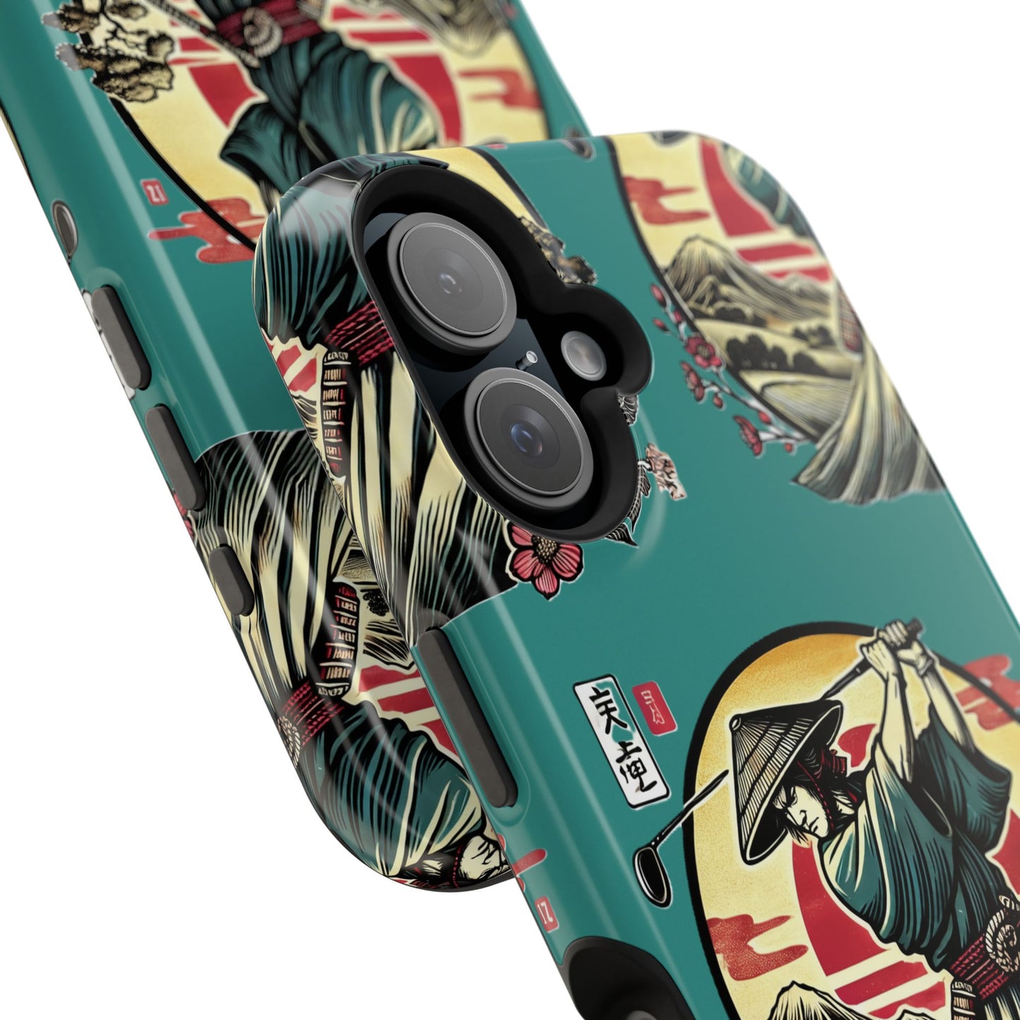 Zen Spot Customized Samurai Golfer Phone Case — Magnetic Impact-Resistant Protective Cover