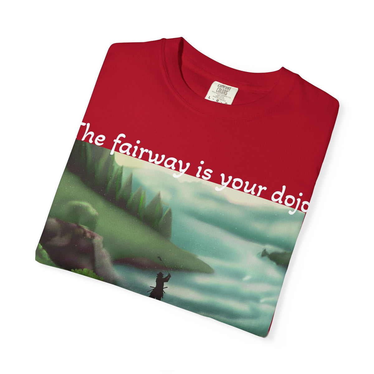 Golf Dojo T-Shirt — "The Fairway Is Your Dojo" Zen Golf Graphic Tee