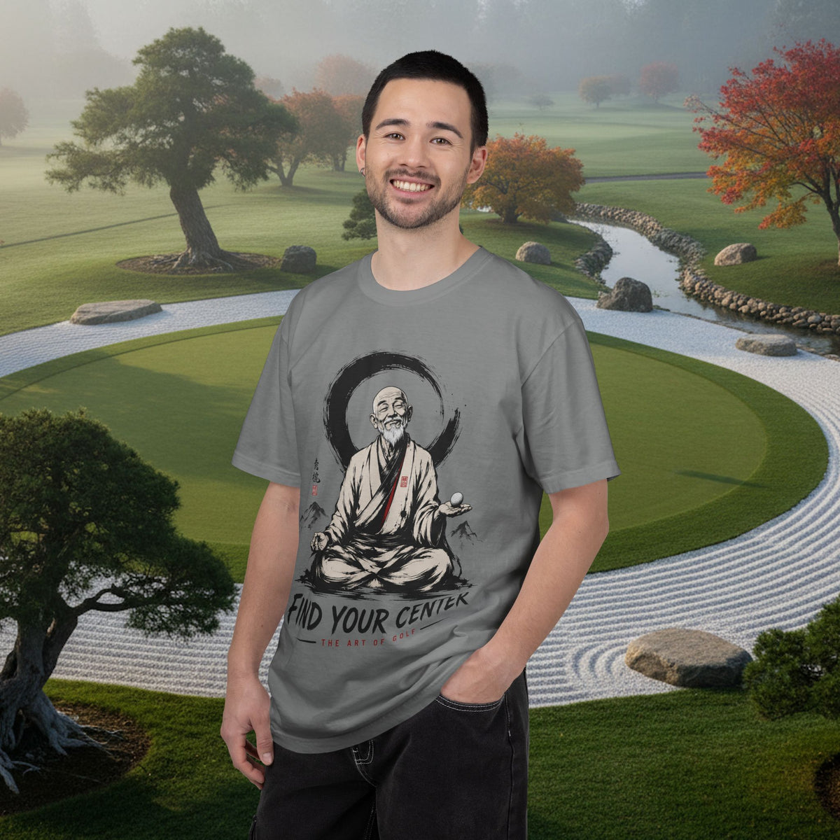 Find Your Center T-Shirt — Zen Meditation Graphic Tee