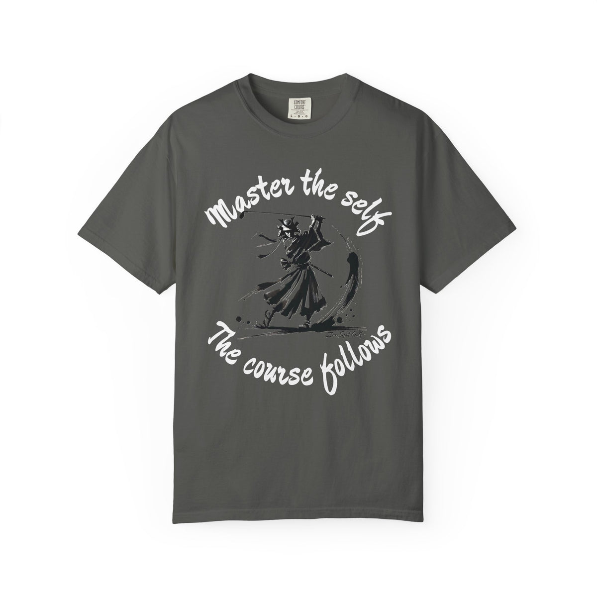 Master the Self T-Shirt — "Master the self, The course follows" Golf Graphic Tee