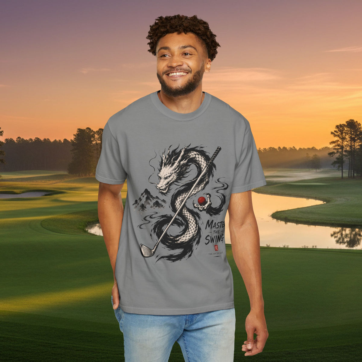 Master the Swing Dragon Golf T-Shirt
